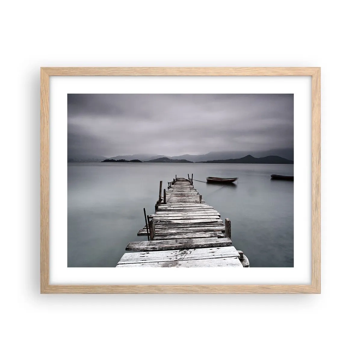 Affisch i ram av ljusek - Imorgon kan du ge dig iväg - 50x40 cm