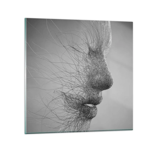 Glastavla - Bild på glas - Vindens ande - 60x60 cm