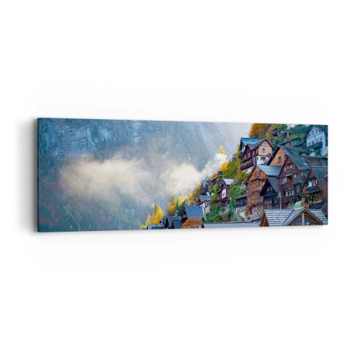 Canvastavla - Bild på duk - Alpina klimat - 90x30 cm