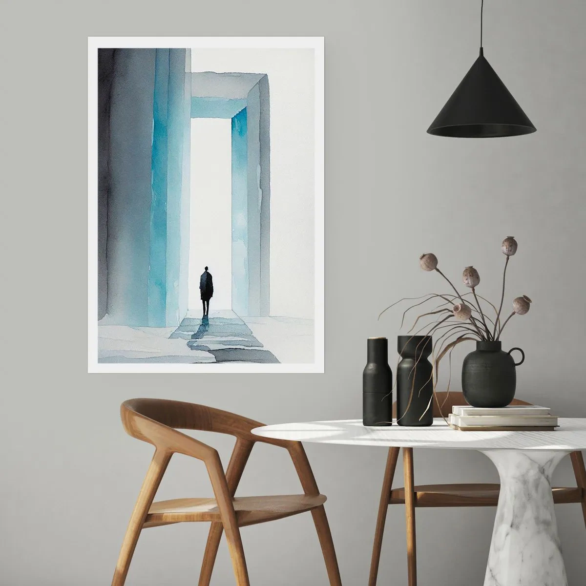 Affisch - Lev utan gränser - 40x50 cm