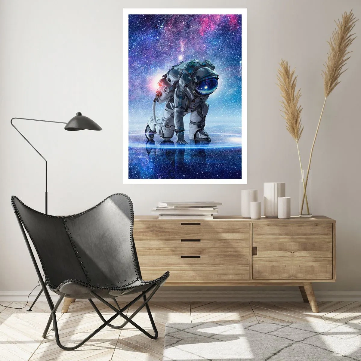 Affisch - Stjärnig himmel över mig - 30x40 cm