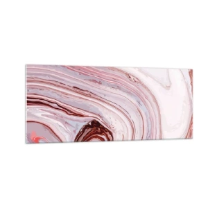 Glastavla - Bild på glas - Rakt fram, sedan neråt åt höger - 100x40 cm