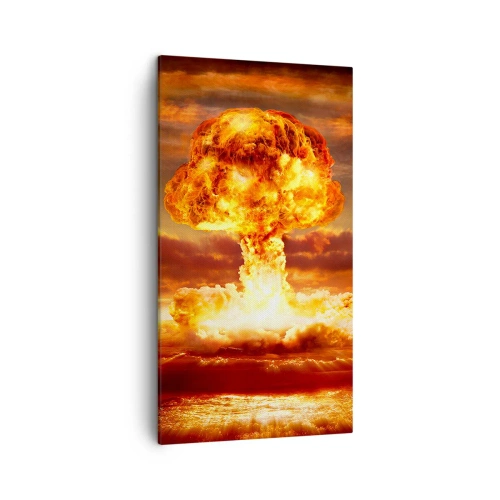 Canvastavla - Bild på duk - Och så blir det slut - 45x80 cm