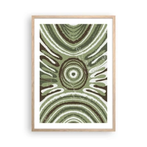 Affisch i ram av ljusek - Explosion av känslor - 50x70 cm