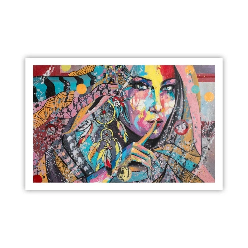 Affisch - Var tyst tills du förstår - 91x61 cm