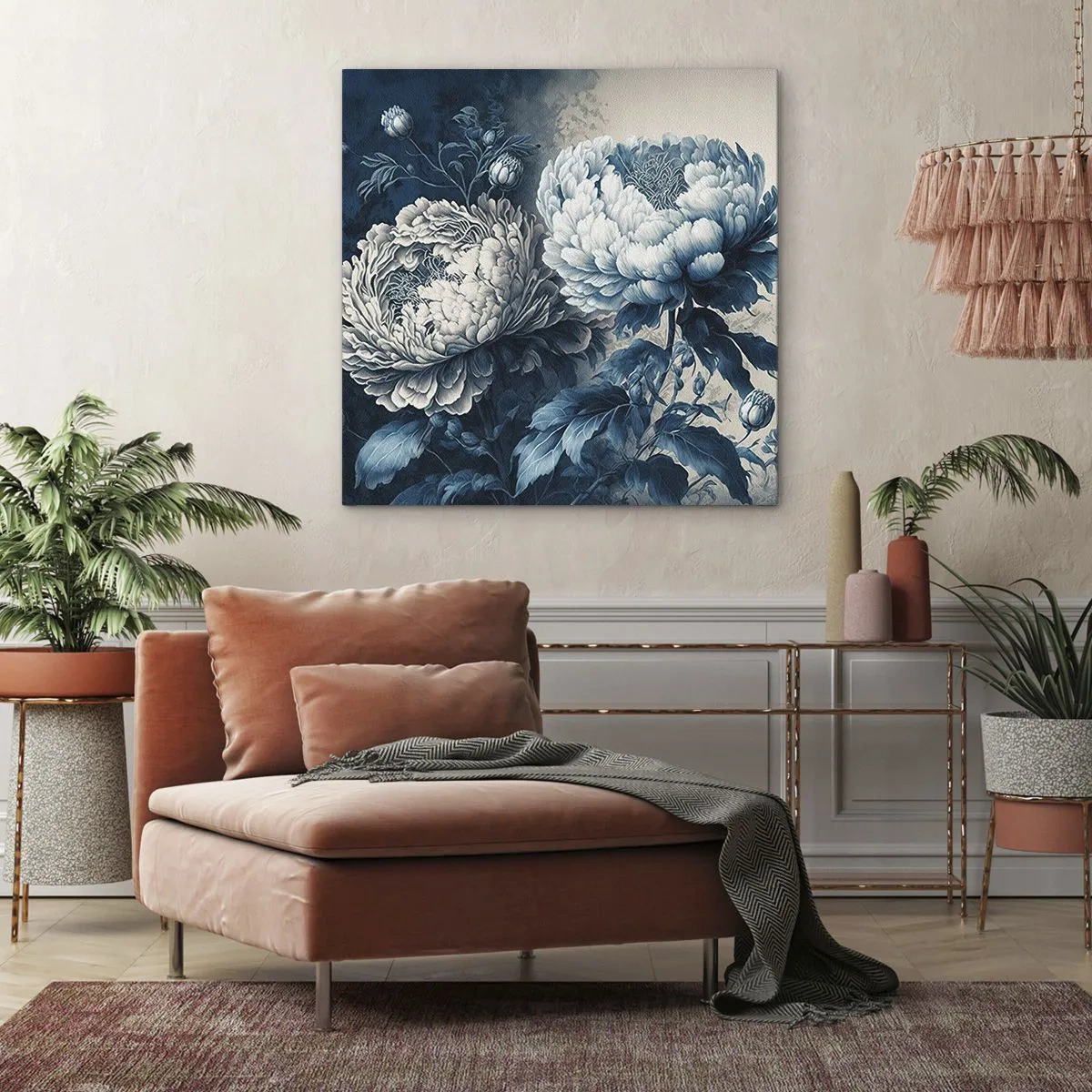 Canvastavla - Bild på duk - Ett väl matchat par - 40x40 cm