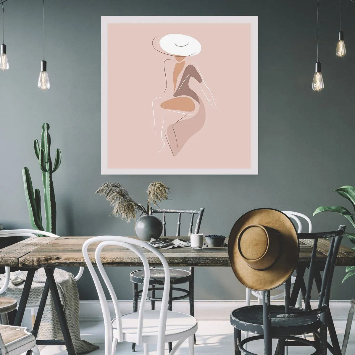 Affisch - Att vara dam - 40x40 cm