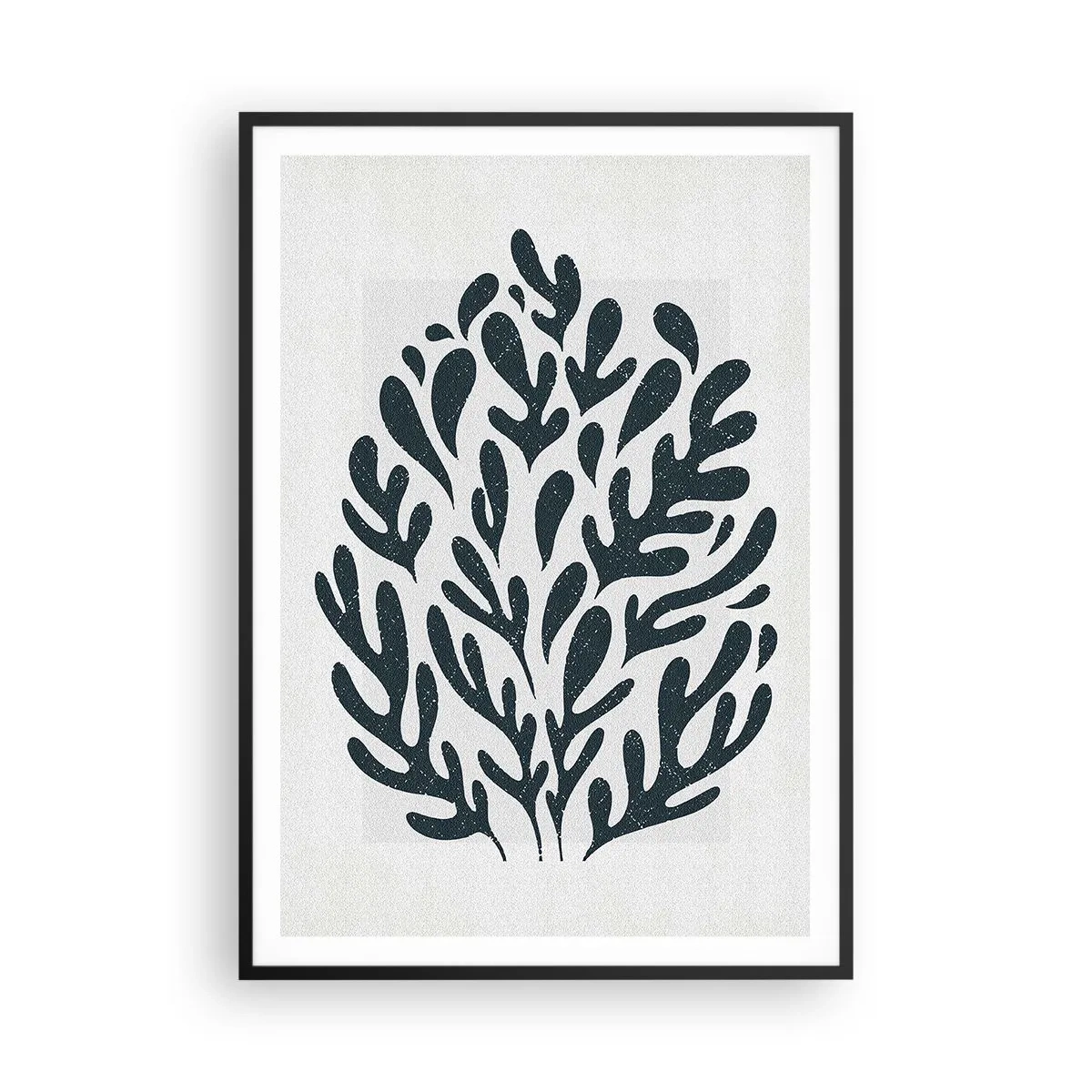 Affisch i svart ram - Naturens former - 70x100 cm