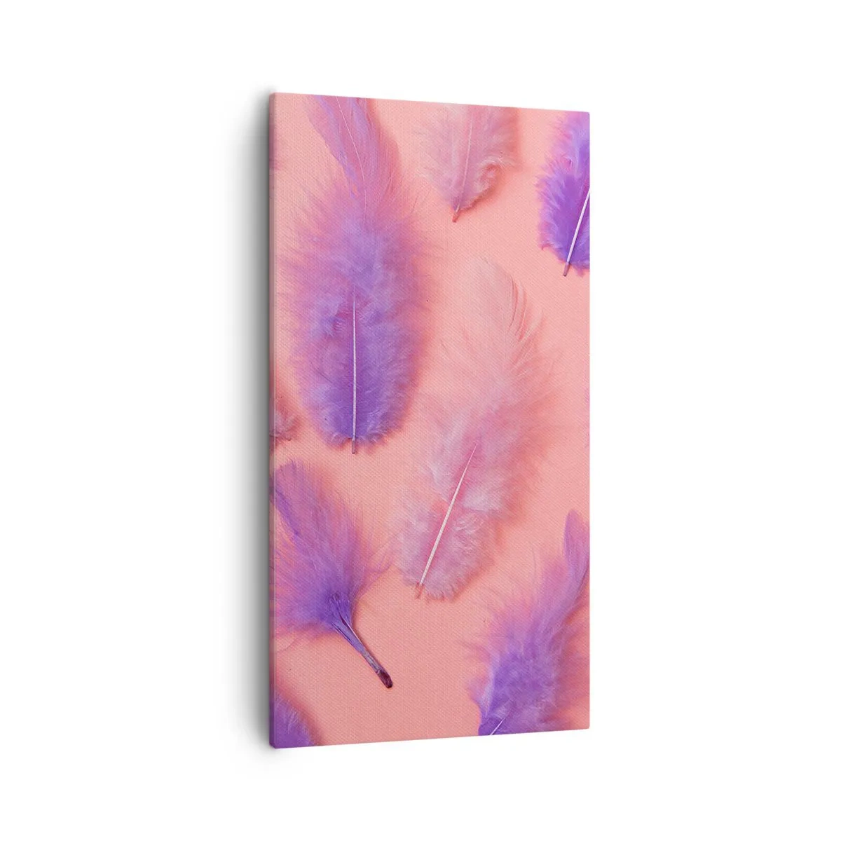 Canvastavla - Bild på duk - Lusten liljefågel - 55x100 cm