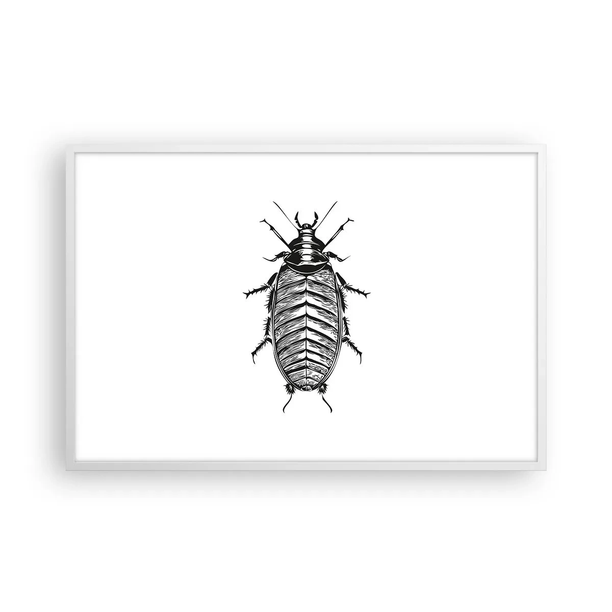 Affisch i vit ram - Vilket exemplar! - 91x61 cm