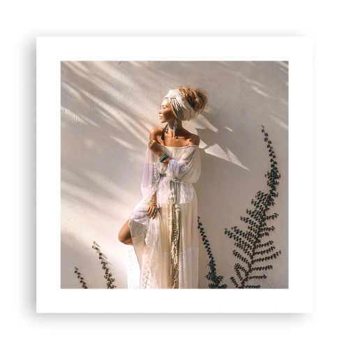 Affisch - Solen och flickan - 40x40 cm