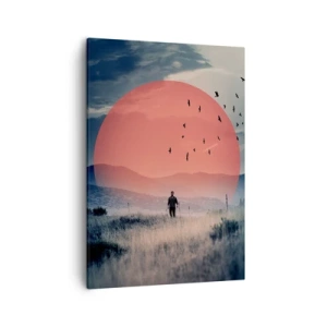 Canvastavla - Bild på duk - I sina essen - 50x70 cm