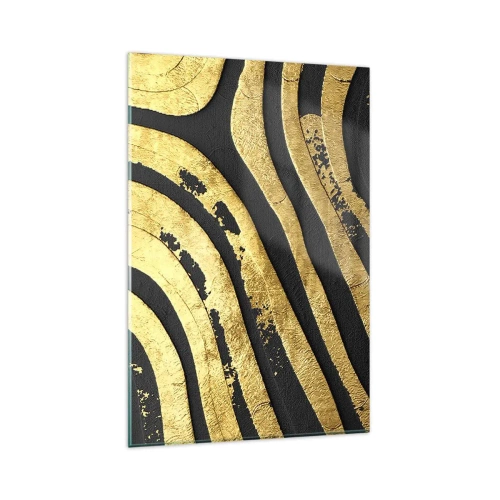 Glastavla - Bild på glas - Allt flyter - 80x120 cm