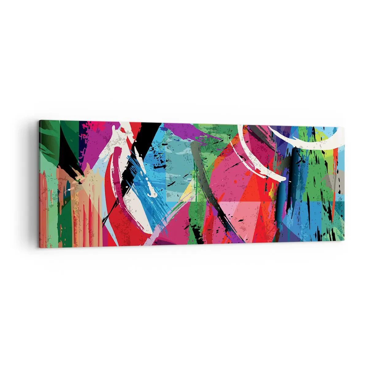 Canvastavla - Bild på duk - Snabbt och livligt - 140x50 cm