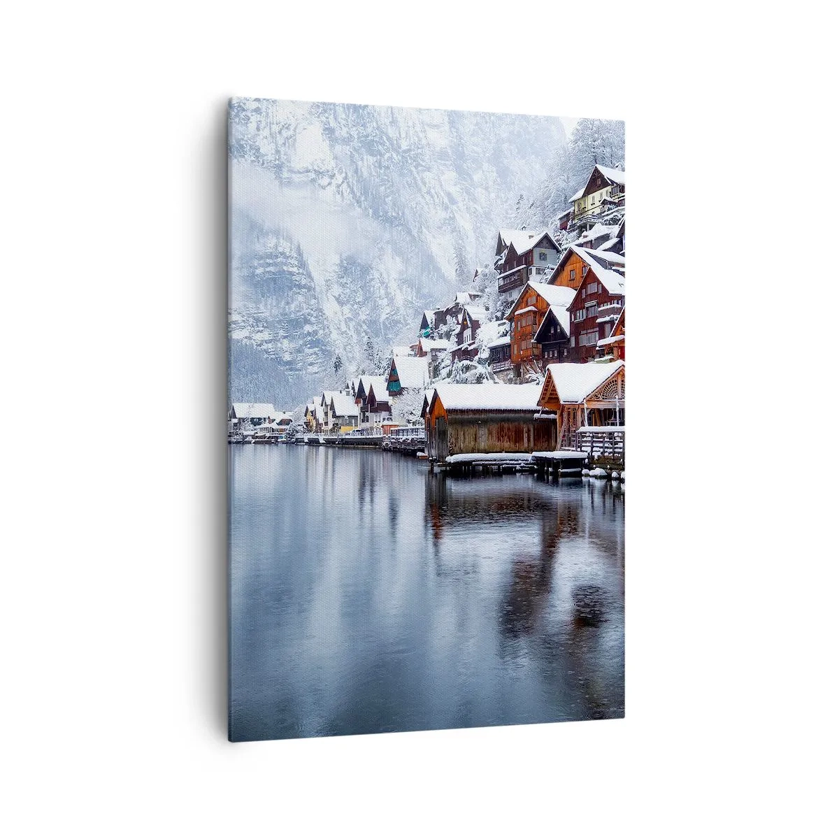 Canvastavla - Bild på duk - I vinterns dräkt - 70x100 cm