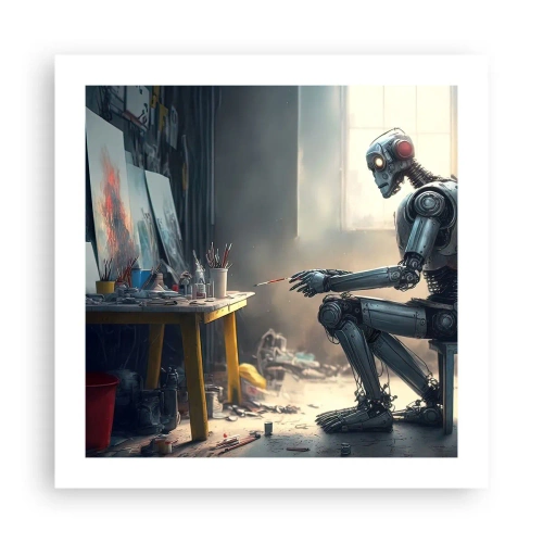 Affisch - Den skapande handlingen - 50x50 cm