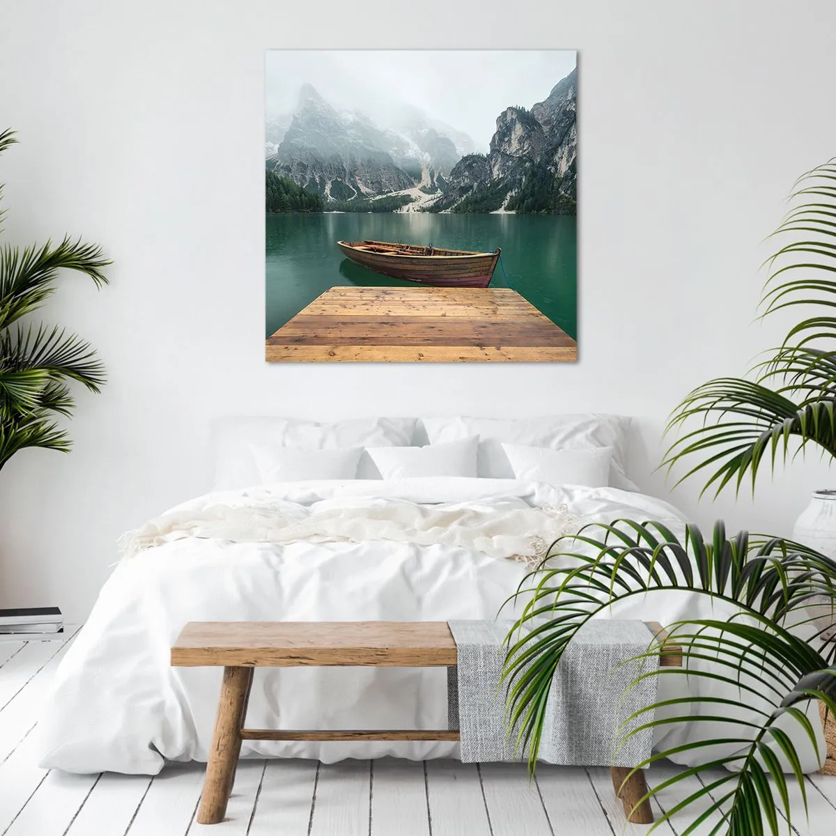 Canvastavla - Bild på duk - Naturens mäktighet - 40x40 cm