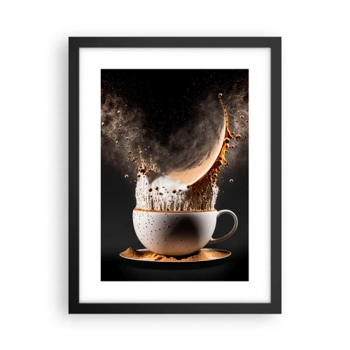 Affisch i svart ram - Smakexplosion - 30x40 cm