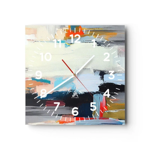 Väggklocka - Klocka på glas - Finns det någon metod? - 40x40 cm