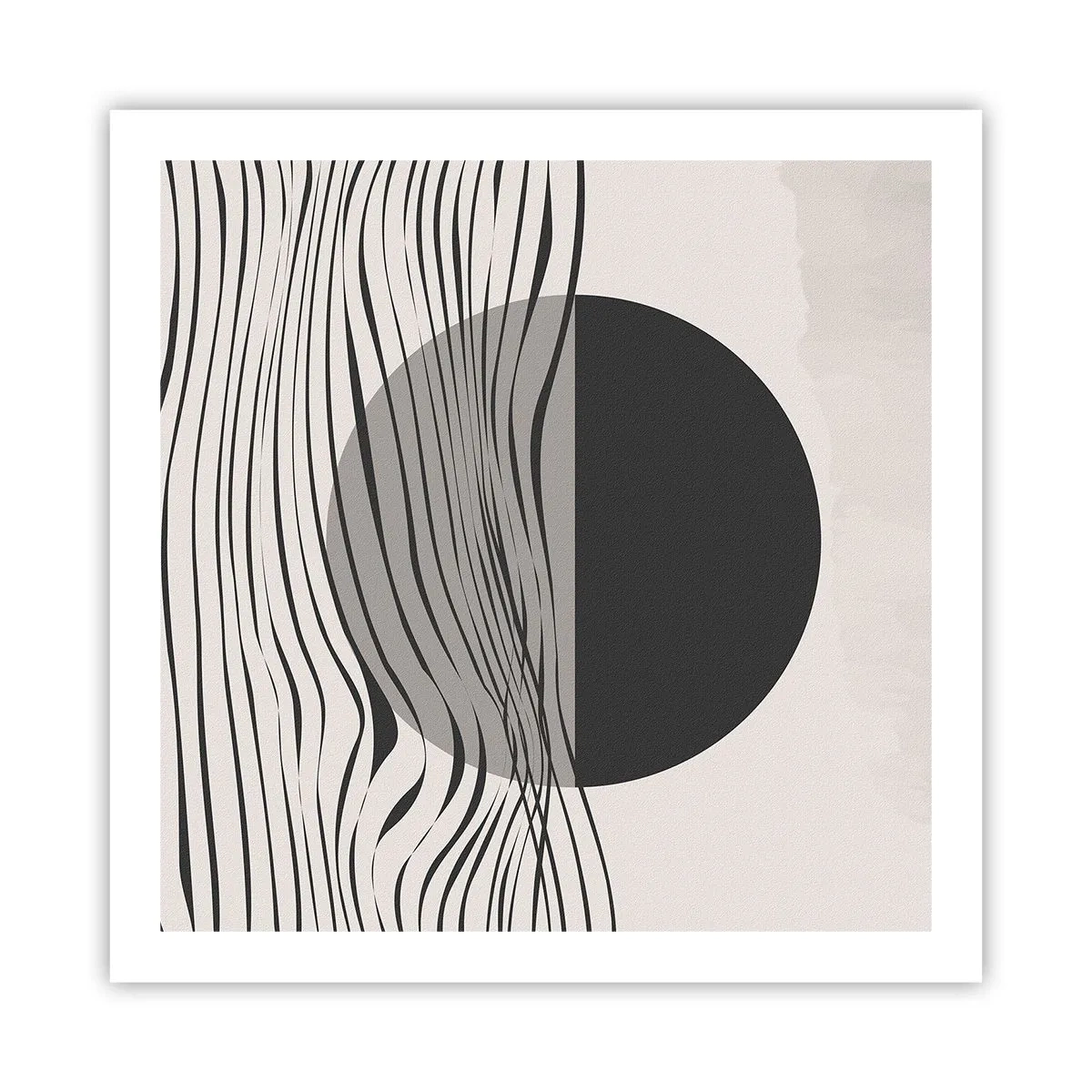 Affisch - Halvdan komposition - 60x60 cm