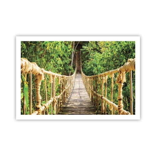 Affisch - Upphängd i grönskan - 91x61 cm