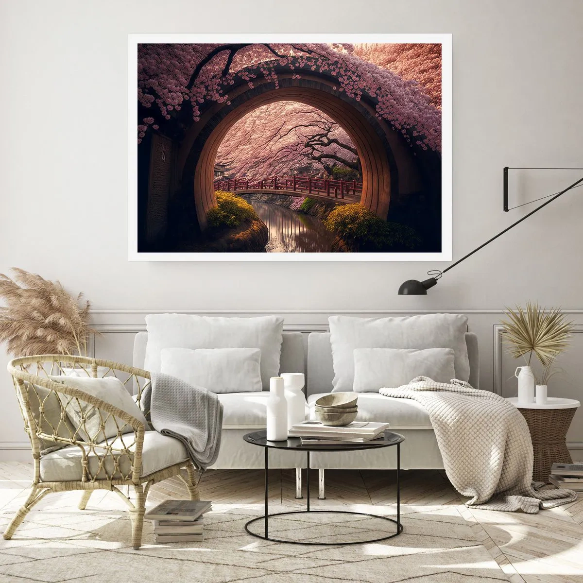 Affisch - Japansk vår - 100x70 cm