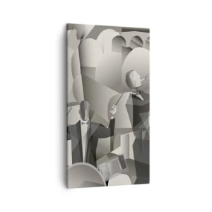 Canvastavla - Bild på duk - I ljudrummet - 45x80 cm