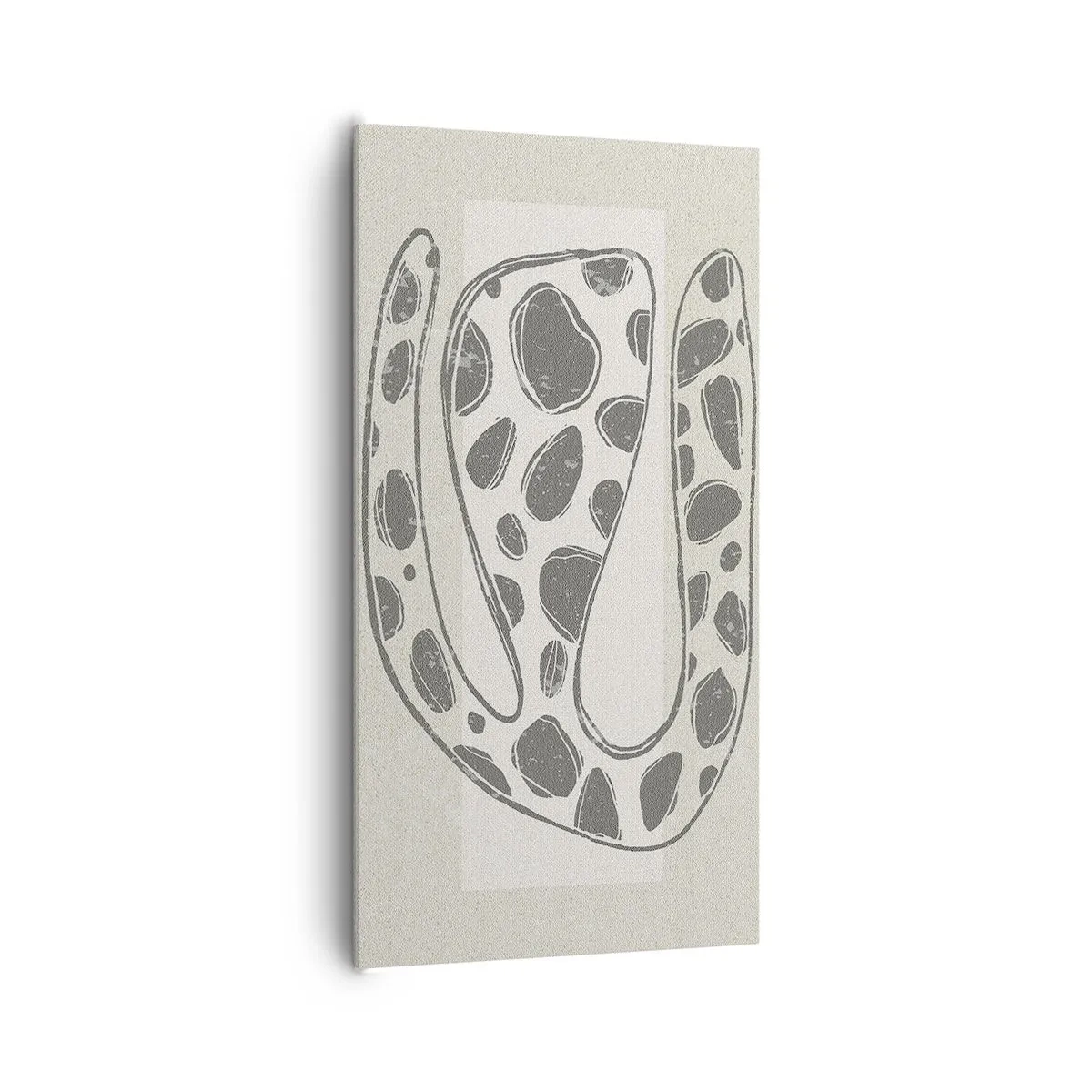 Canvastavla - Bild på duk - En bisarr varelse - 65x120 cm