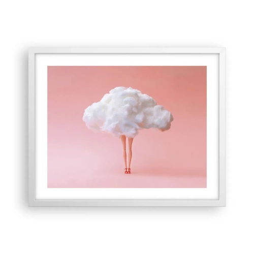 Affisch i vit ram - Söt utfästelse - 50x40 cm