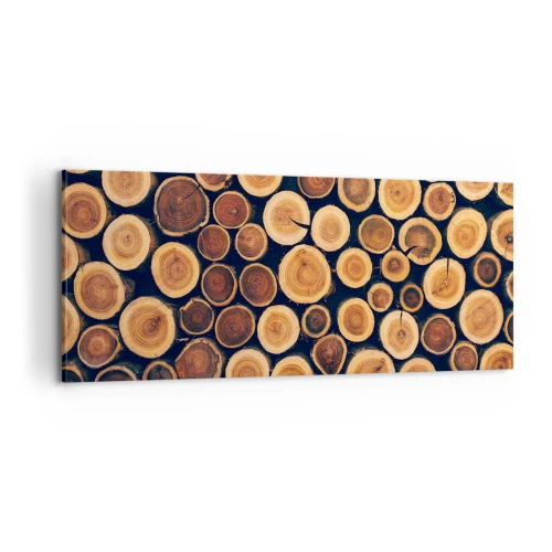 Canvastavla - Bild på duk - Hur gammal ser jag ut att vara? - 100x40 cm