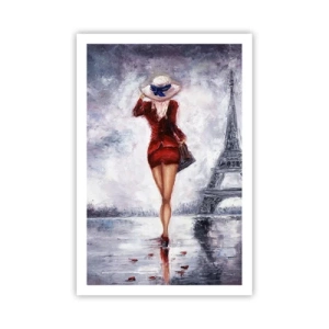 Affisch - Symboler av Paris - 61x91 cm