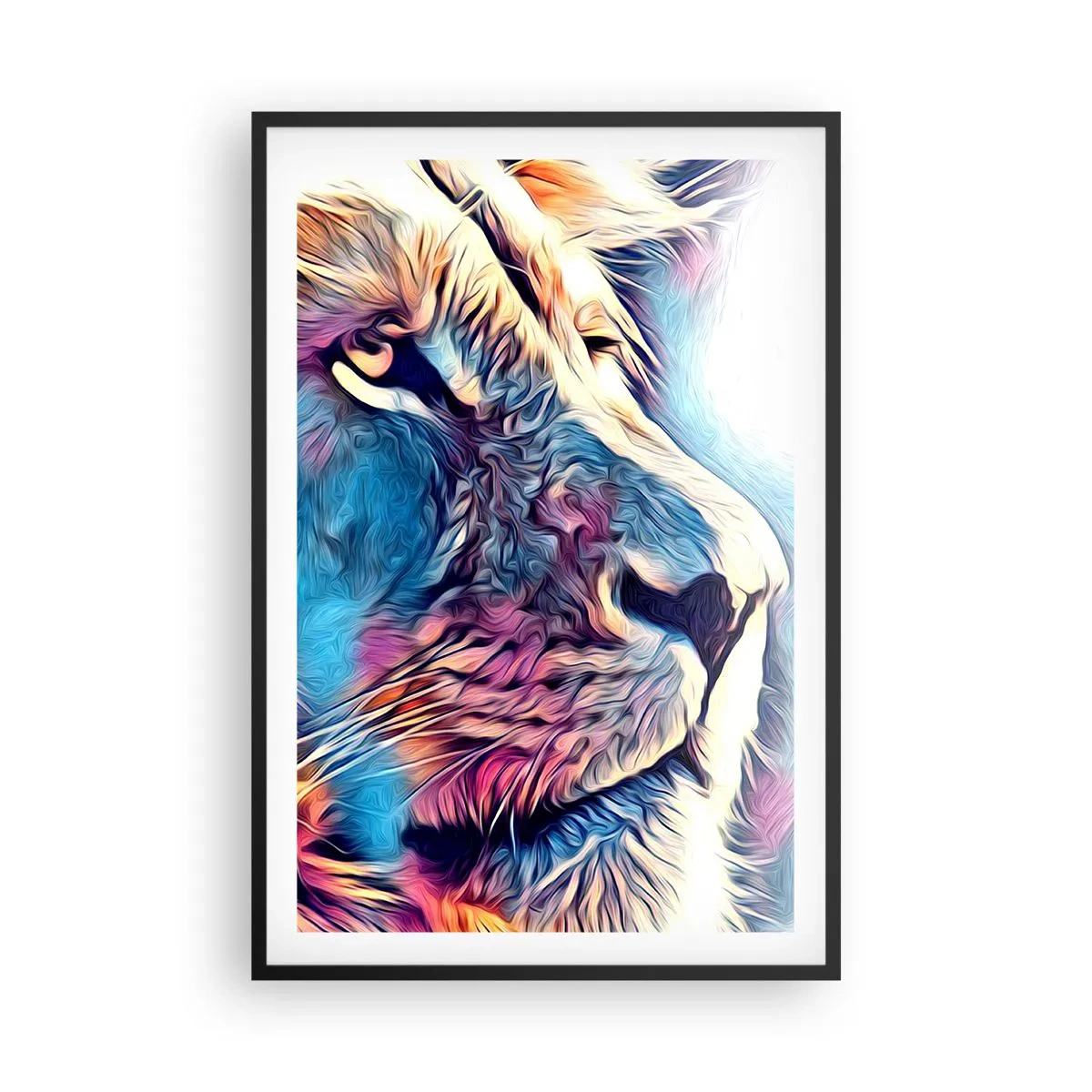 Affisch i svart ram - Naturens klokhet - 61x91 cm