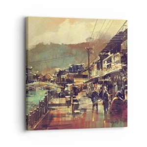 Canvastavla - Bild på duk - Livet som gråskalans rikedom - 30x30 cm