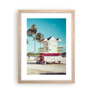 Affisch i ram av ljusek - En vacker dag framför dig - 30x40 cm