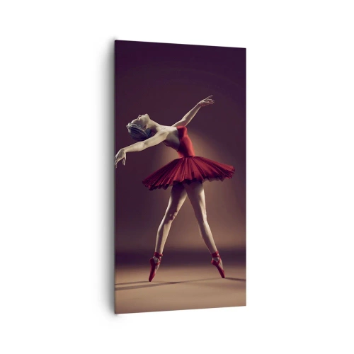 Canvastavla - Bild på duk - Prima ballerina - 65x120 cm