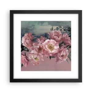 Affisch i svart ram - Romantikens höjdpunkt - 30x30 cm