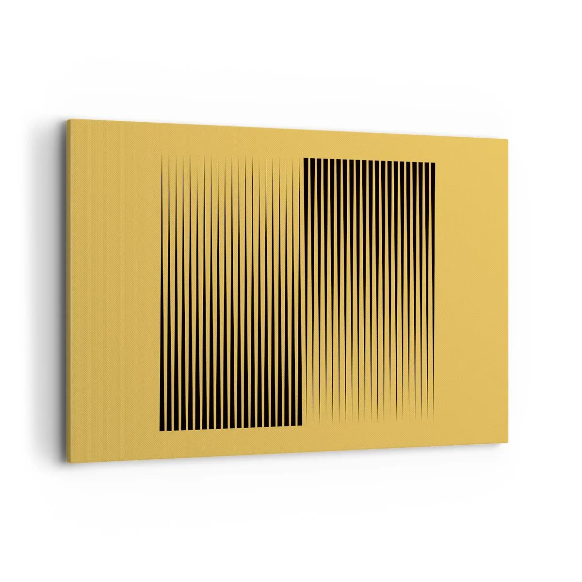 Canvastavla - Bild på duk - Motsatsernas kvadrat - 100x70 cm