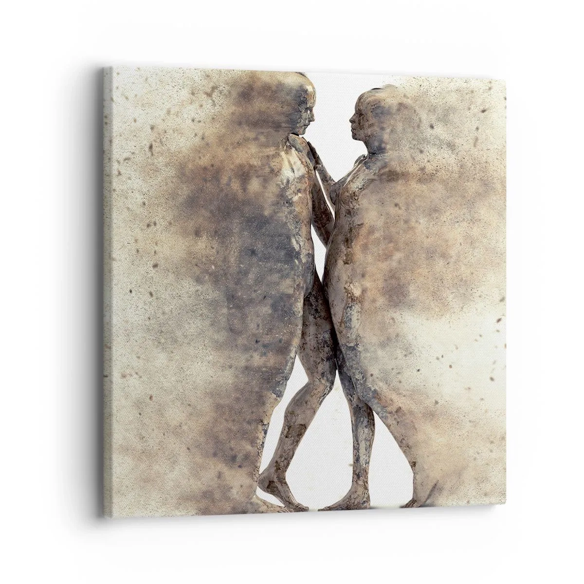 Canvastavla - Bild på duk - Uppstådda ur aska för att älska - 30x30 cm