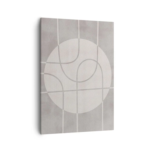 Canvastavla - Bild på duk - Cirkulärt och rakt fram - 50x70 cm