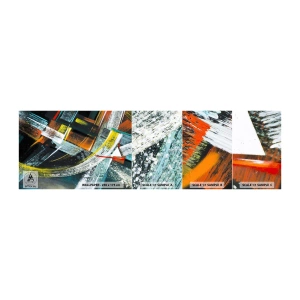 Fototapet Prov Standard Eco - Rörelsens energi - Abstraktion, Bit, Modern konst - 100x30 cm