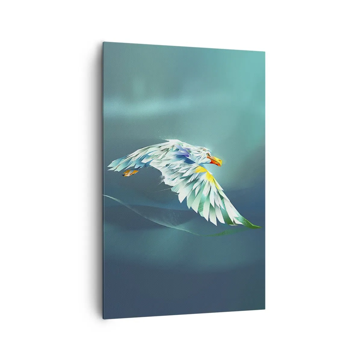 Canvastavla - Bild på duk - Flyg som en örn - 80x120 cm