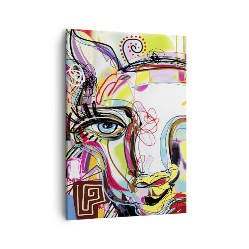 Canvastavla - Bild på duk - Kattnaturens rikedom - 50x70 cm