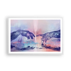 Affisch i vit ram - Den gudomliga gnistan av liv - 91x61 cm