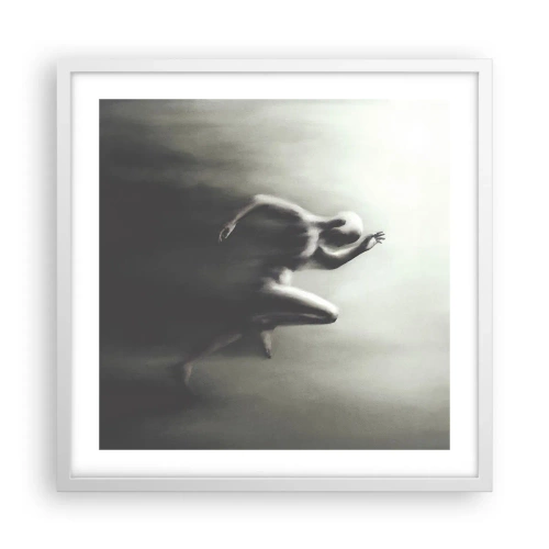 Affisch i vit ram - Omöjlig att stoppa - 50x50 cm