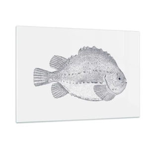 Glastavla - Bild på glas - Till naturforskarens album - 120x80 cm