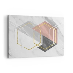 Canvastavla - Bild på duk - Kedjekomposition - 100x70 cm