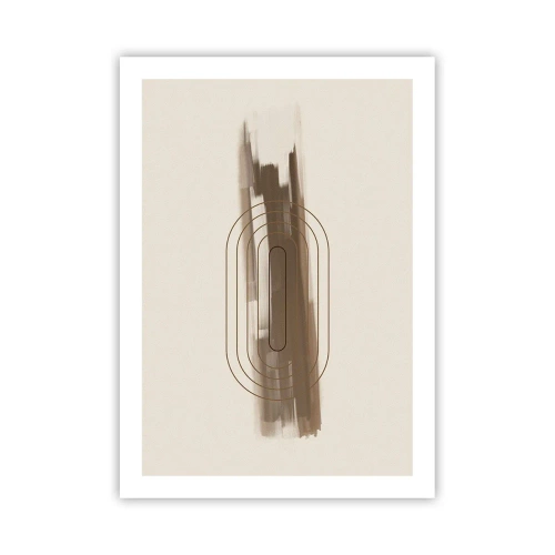 Affisch - Grå blåst - 50x70 cm