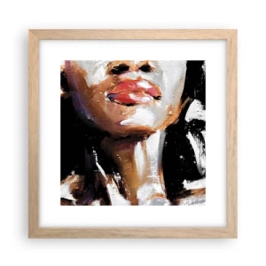 Affisch i ram av ljusek - Stolthet utan fördomar - 30x30 cm