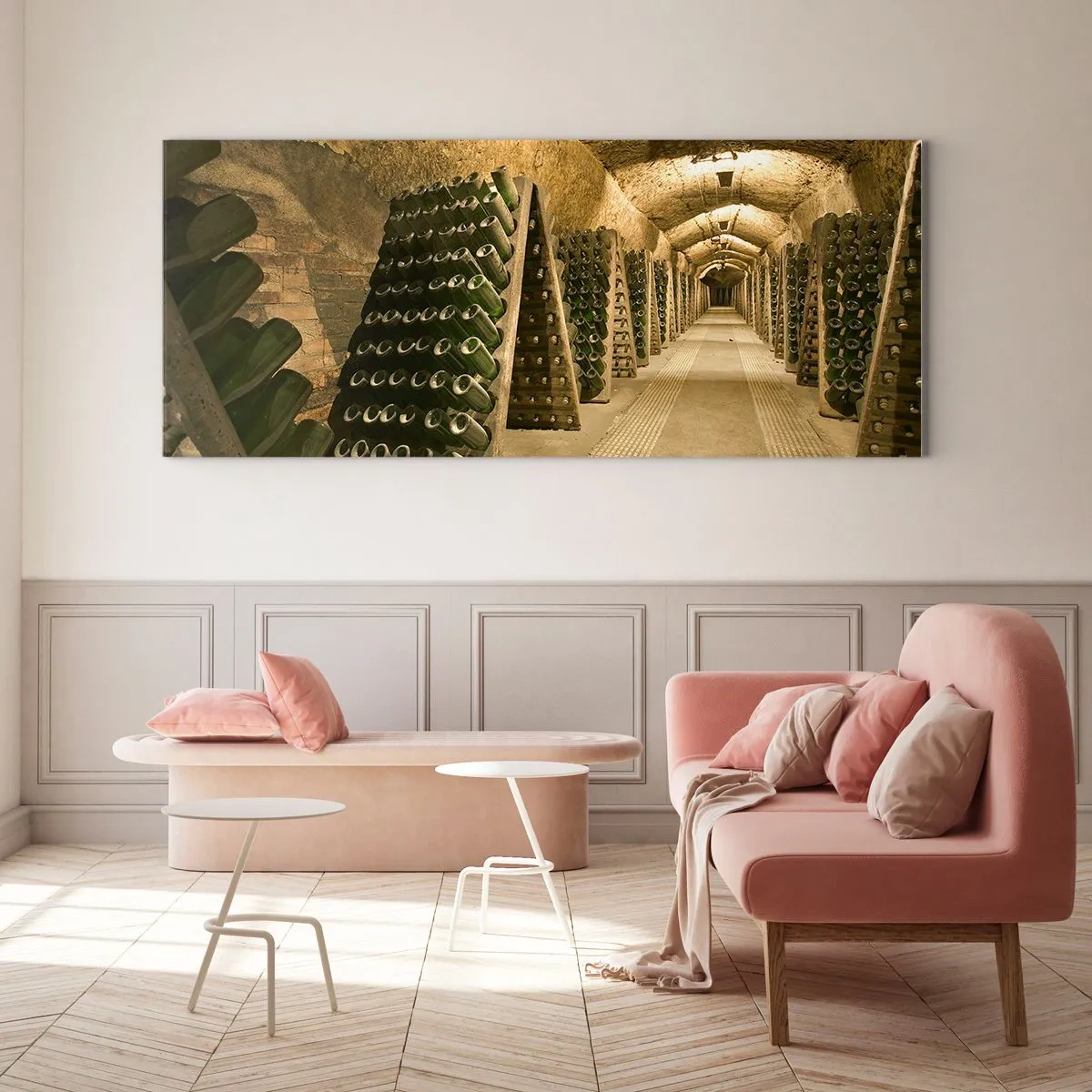 Glastavla - Bild på glas - Smakens uppståndelse - 100x40 cm