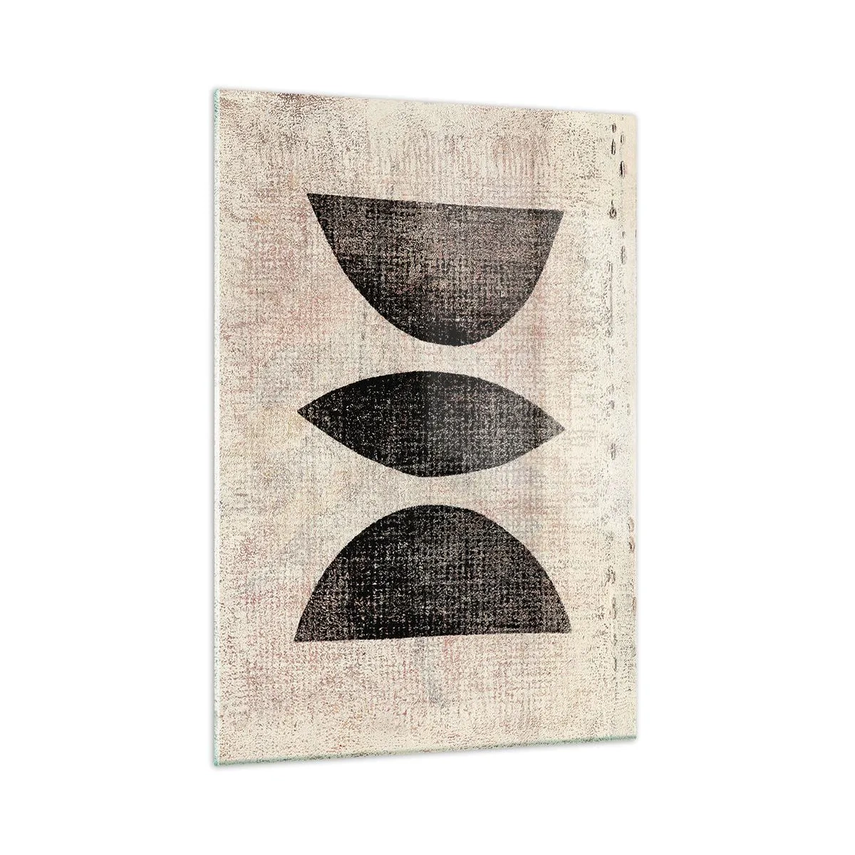 Glastavla - Bild på glas - Etnisk abstraktion - 50x70 cm